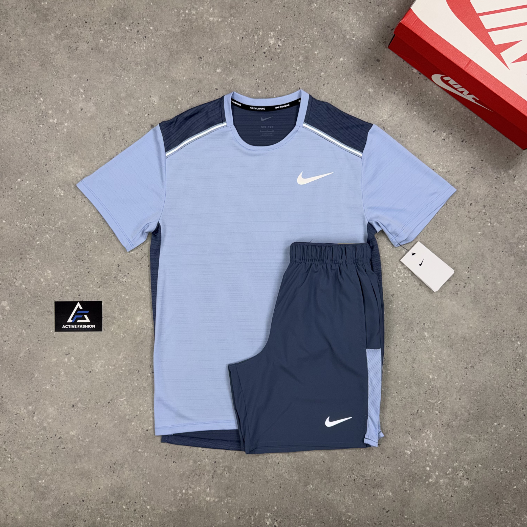 Nike Miler T-Shirt Diffused Blue