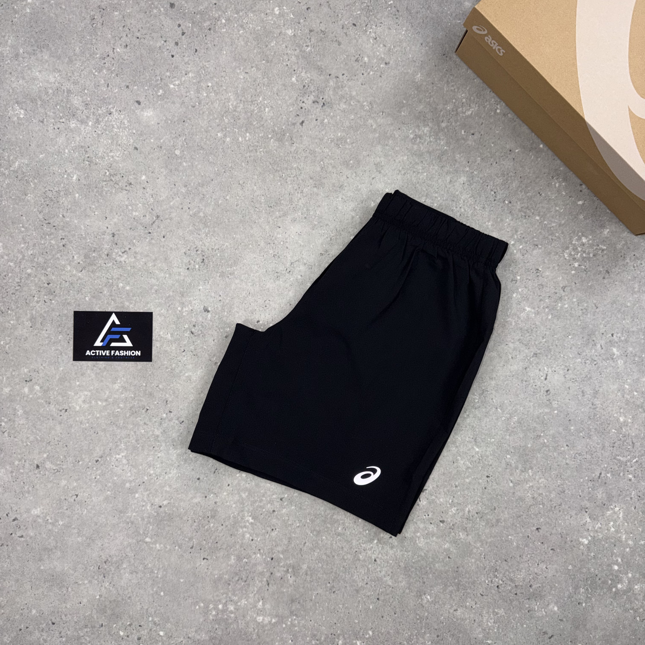 Asics Core Windbreaker Jacket Purple, Purple Seamless T-Shirt & Black Asics Challenger Shorts Set