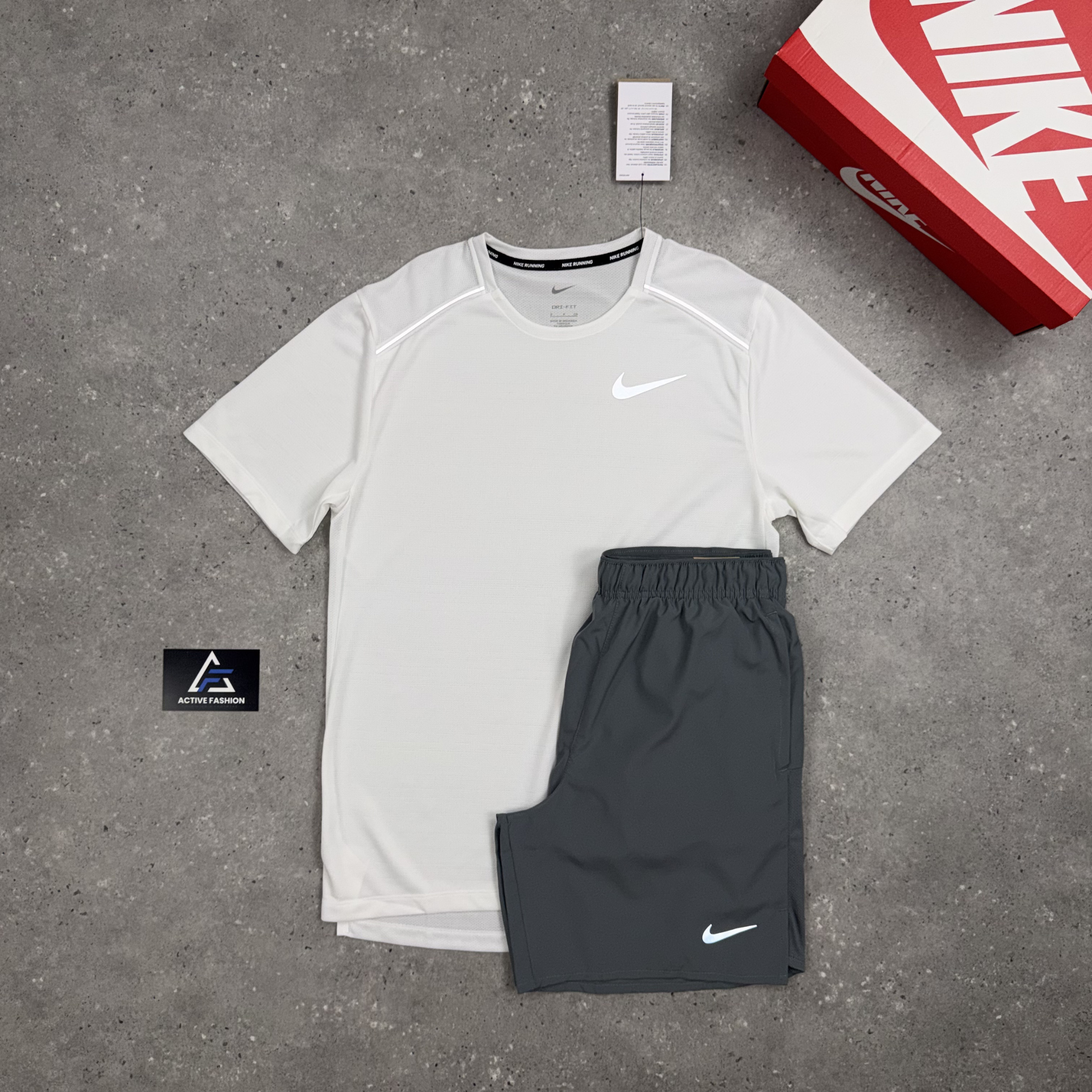 Nike Miler 1.0 T-Shirt Ice White
