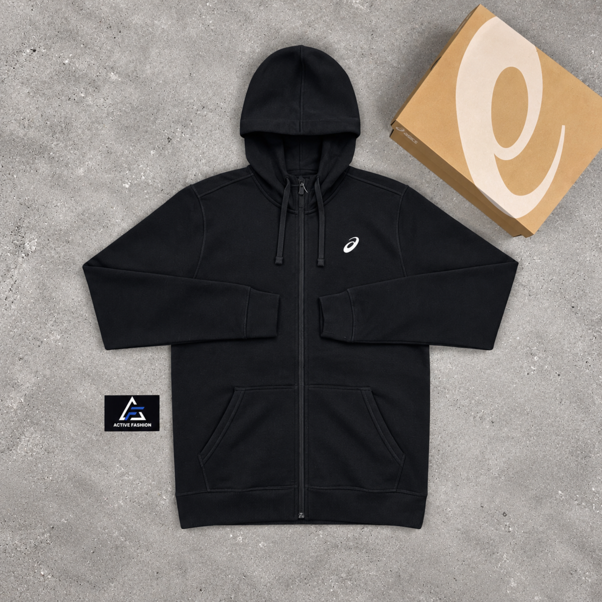 Asics Club Fleece Jacket Black