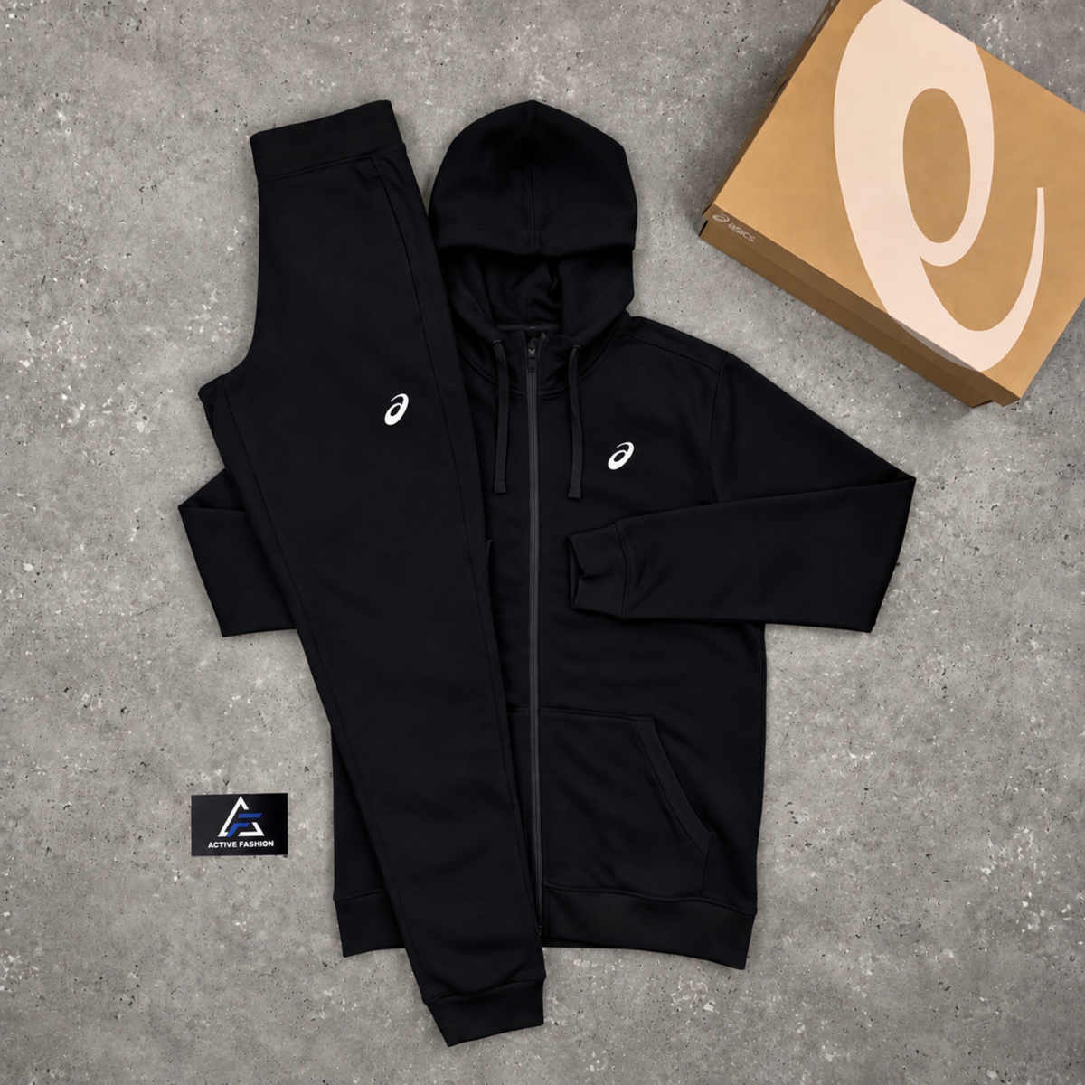 Asics Club Fleece Jacket Black