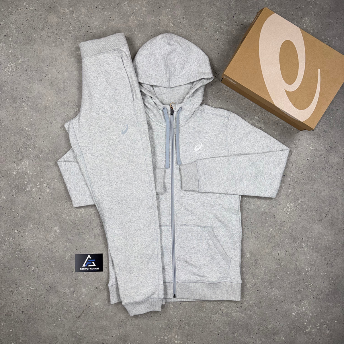 Asics Club Fleece Jacket Grey