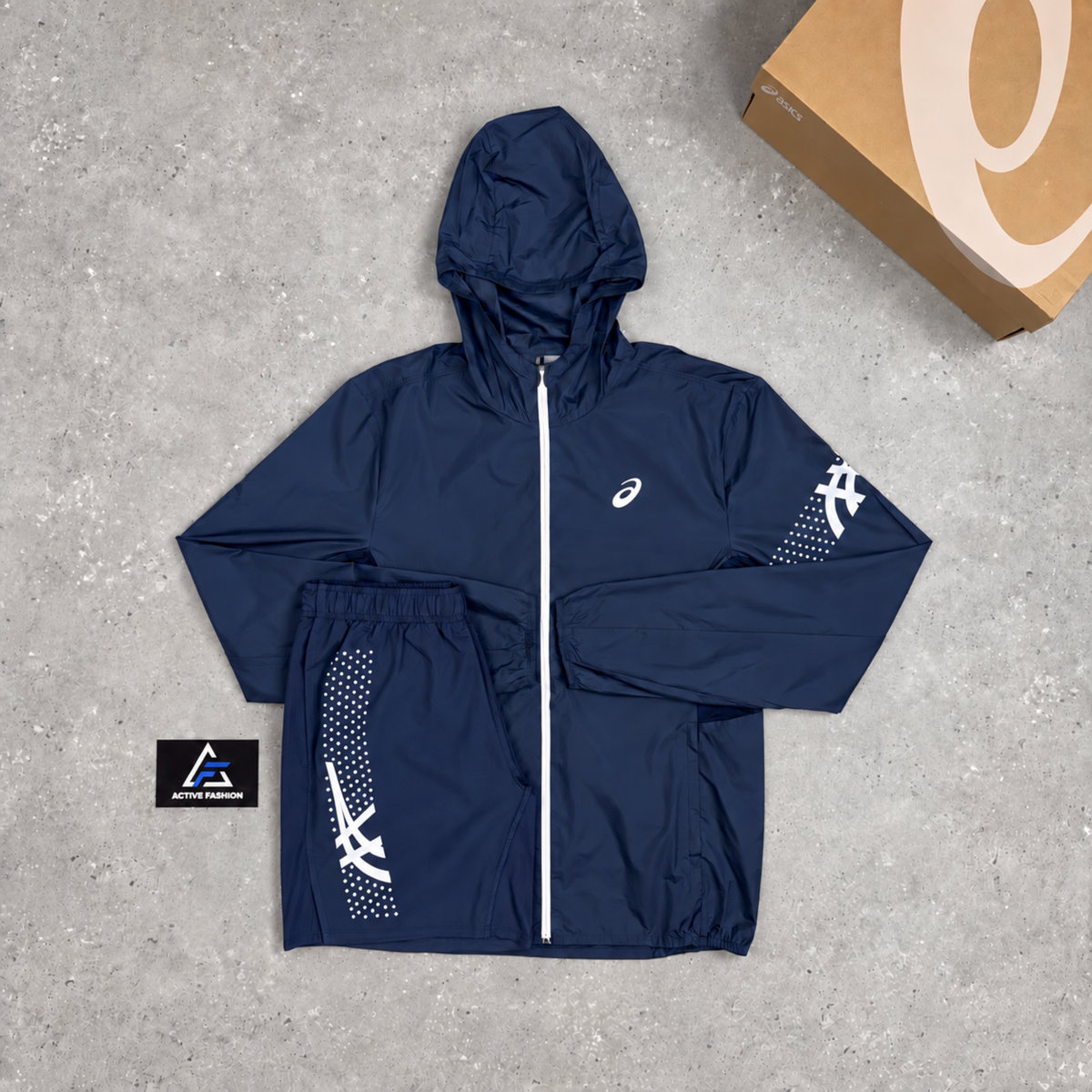 Asics Icon Windbreaker Midnight Navy