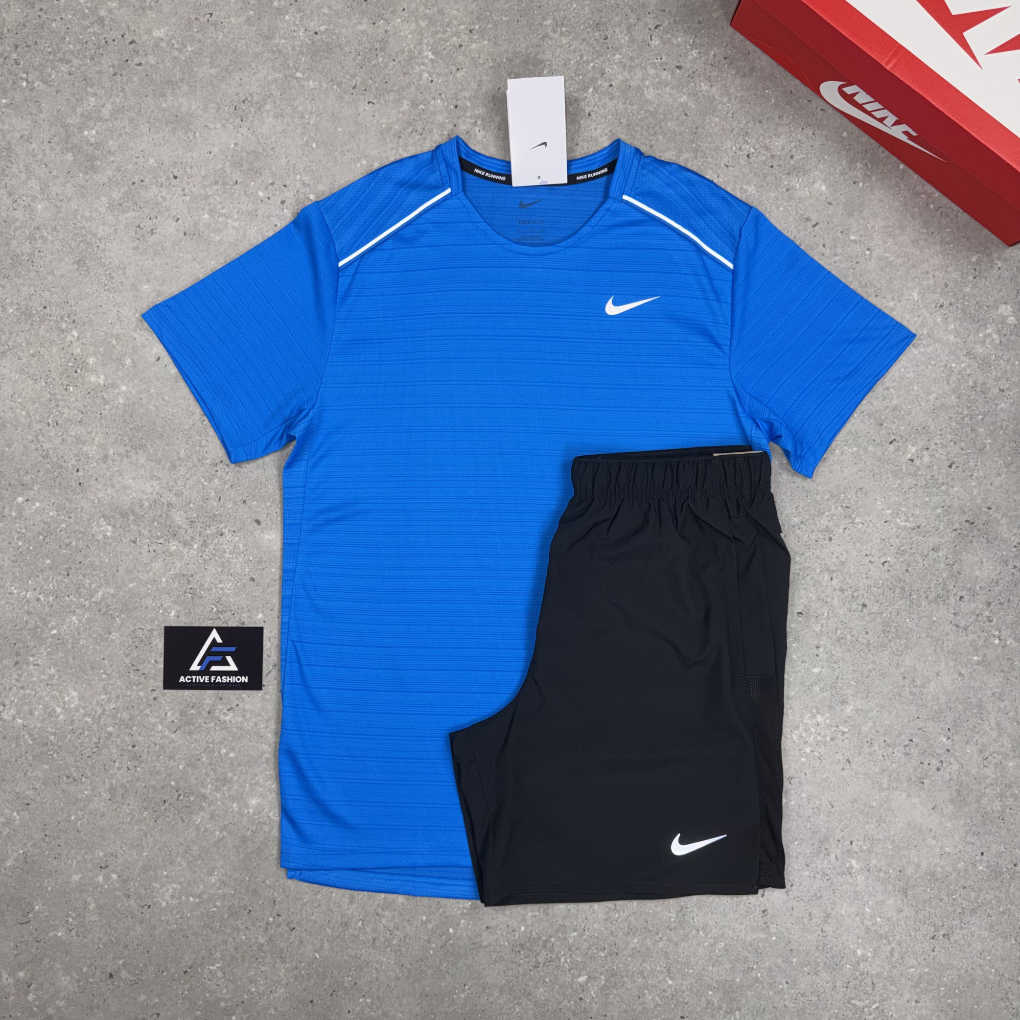 Nike Miler T-Shirt Photo Blue