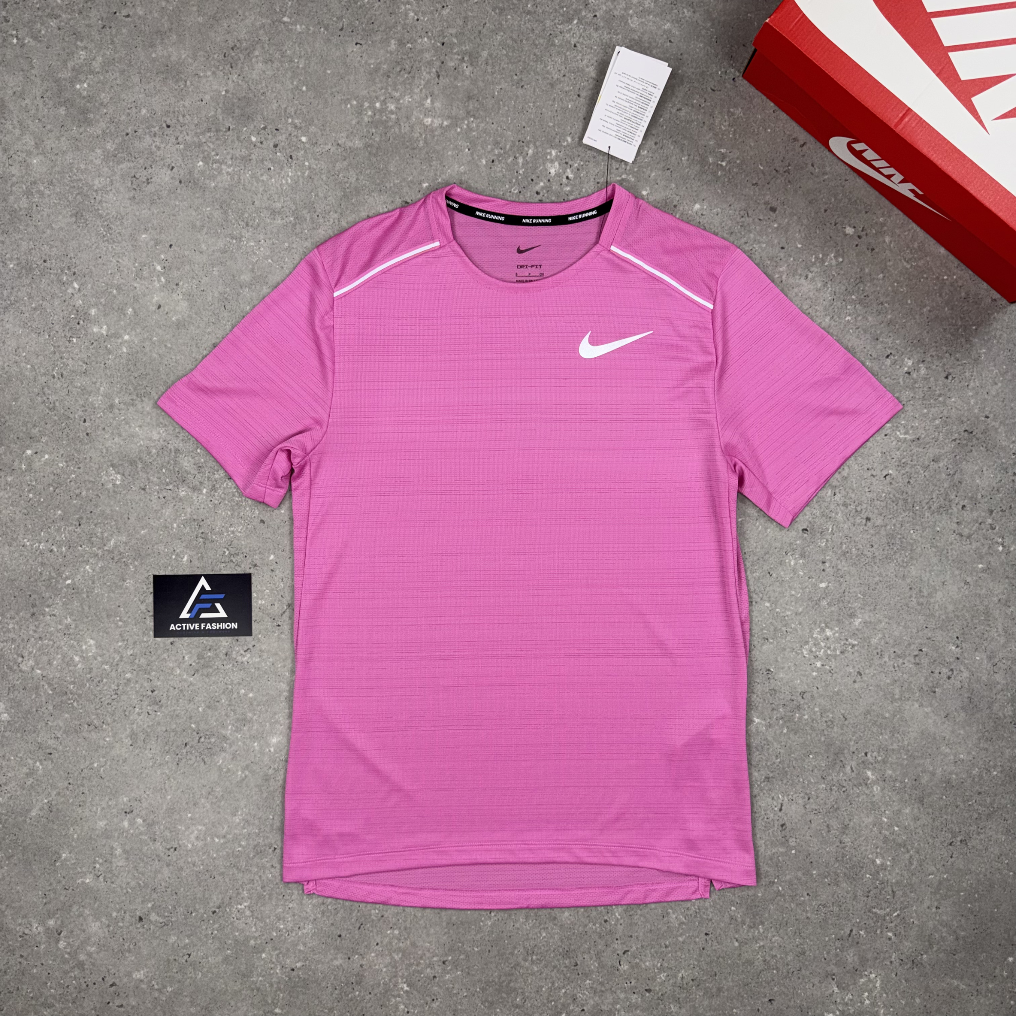 Nike Miler 1.0 T-Shirt Playful Pink