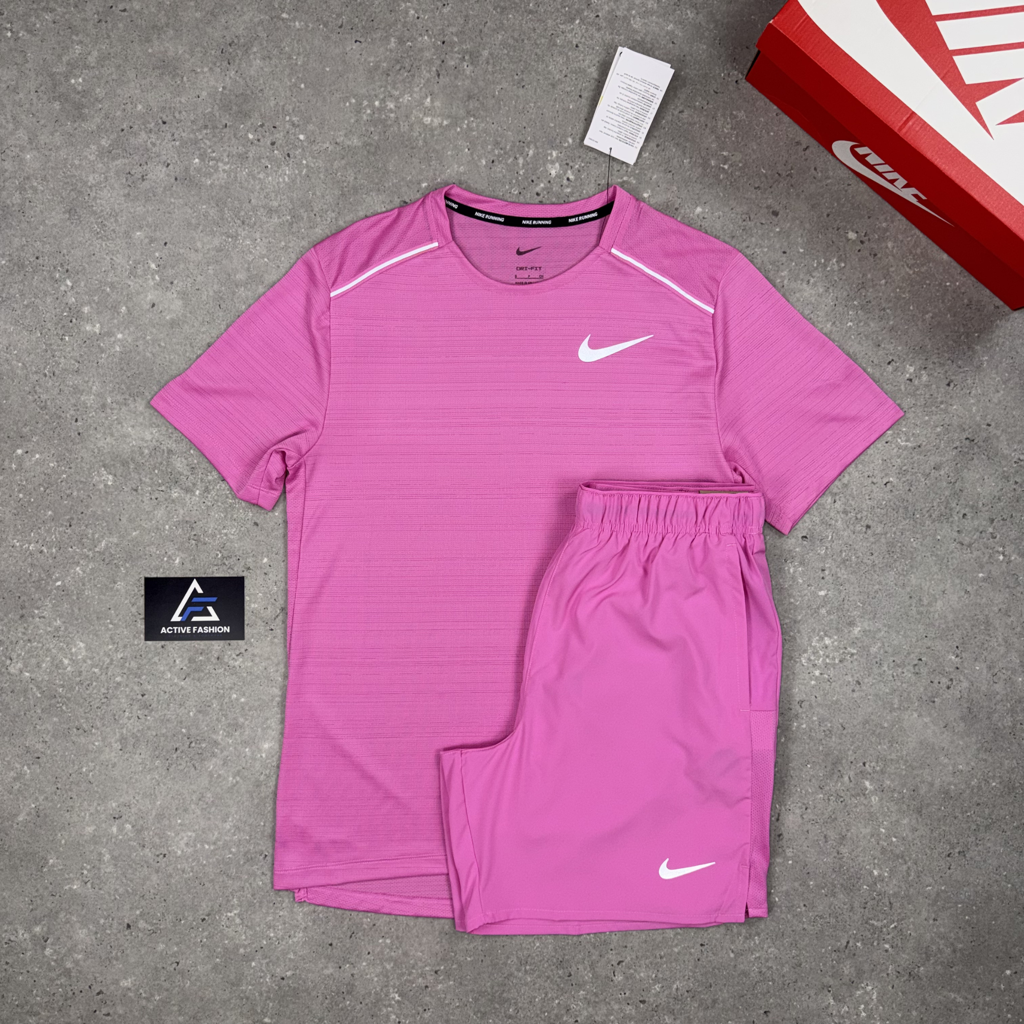 Nike Miler 1.0 T-Shirt Playful Pink