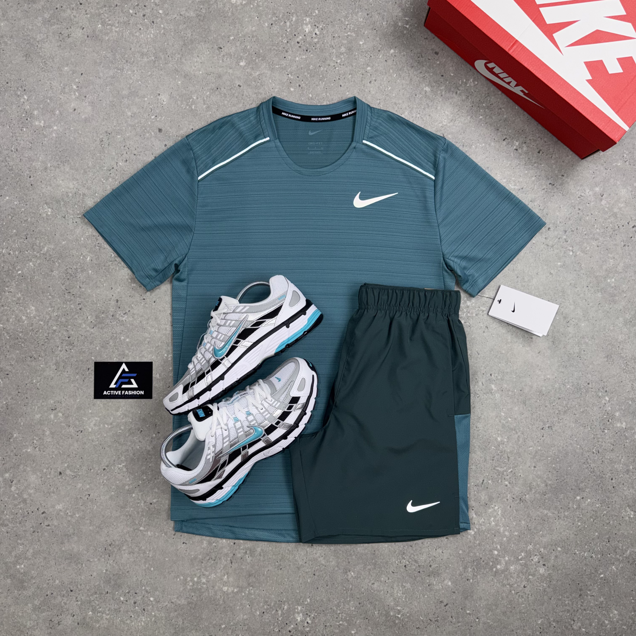 Nike Miler T-Shirt Mineral Teal