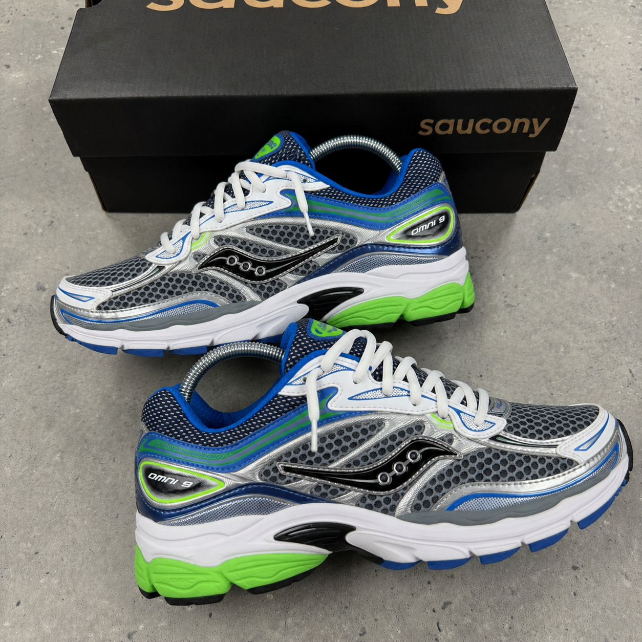 Saucony Progrid Omni 9 Blue Slime