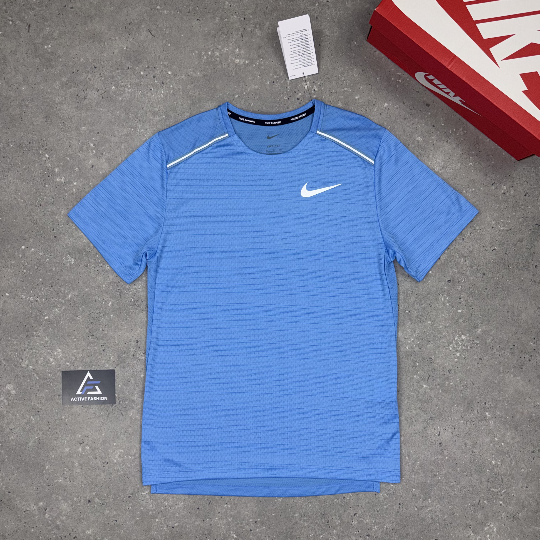 Nike Miler 1.0 University Blue & Black 7" Challenger Short Set