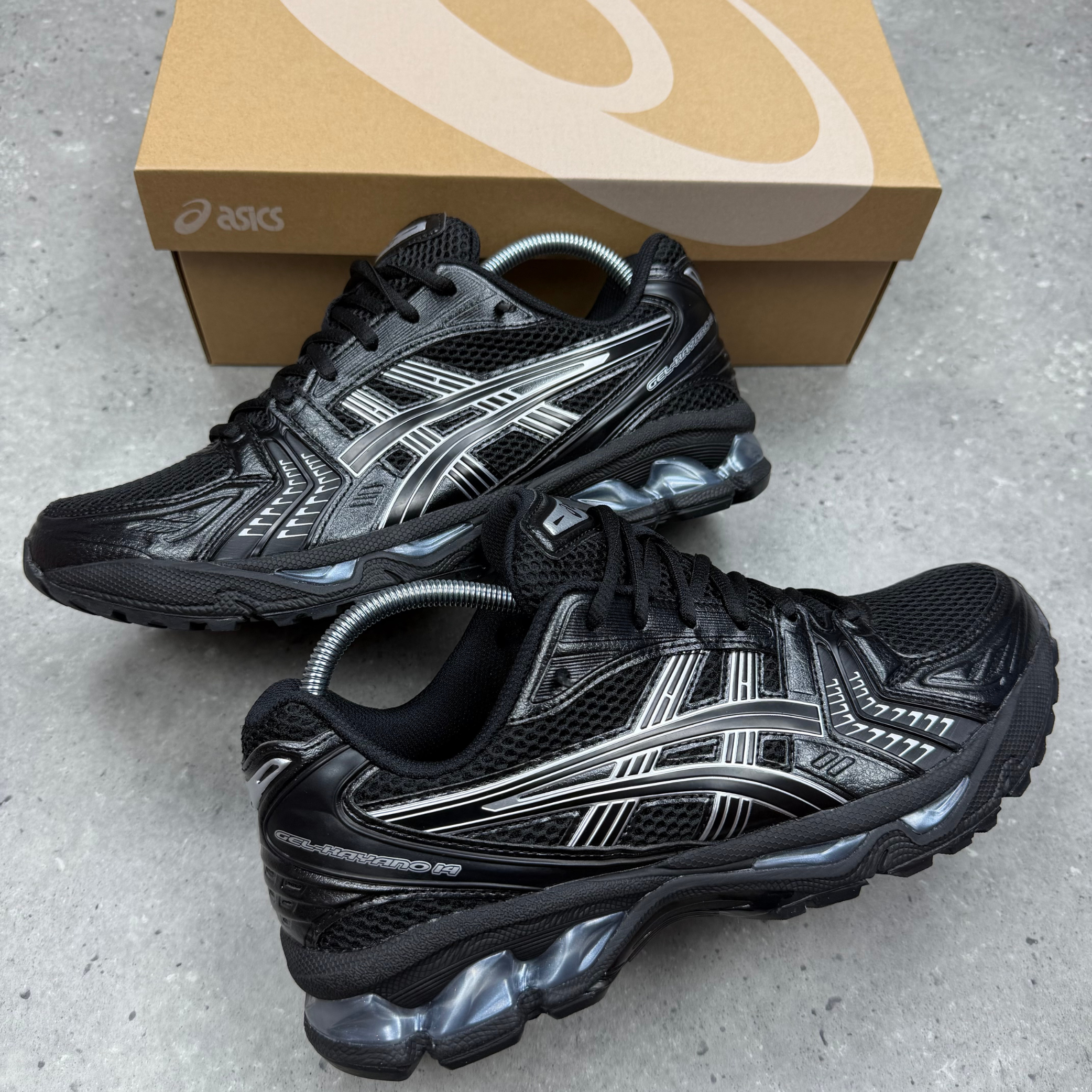 Asics Gel Kayano 14 Black Pure Silver