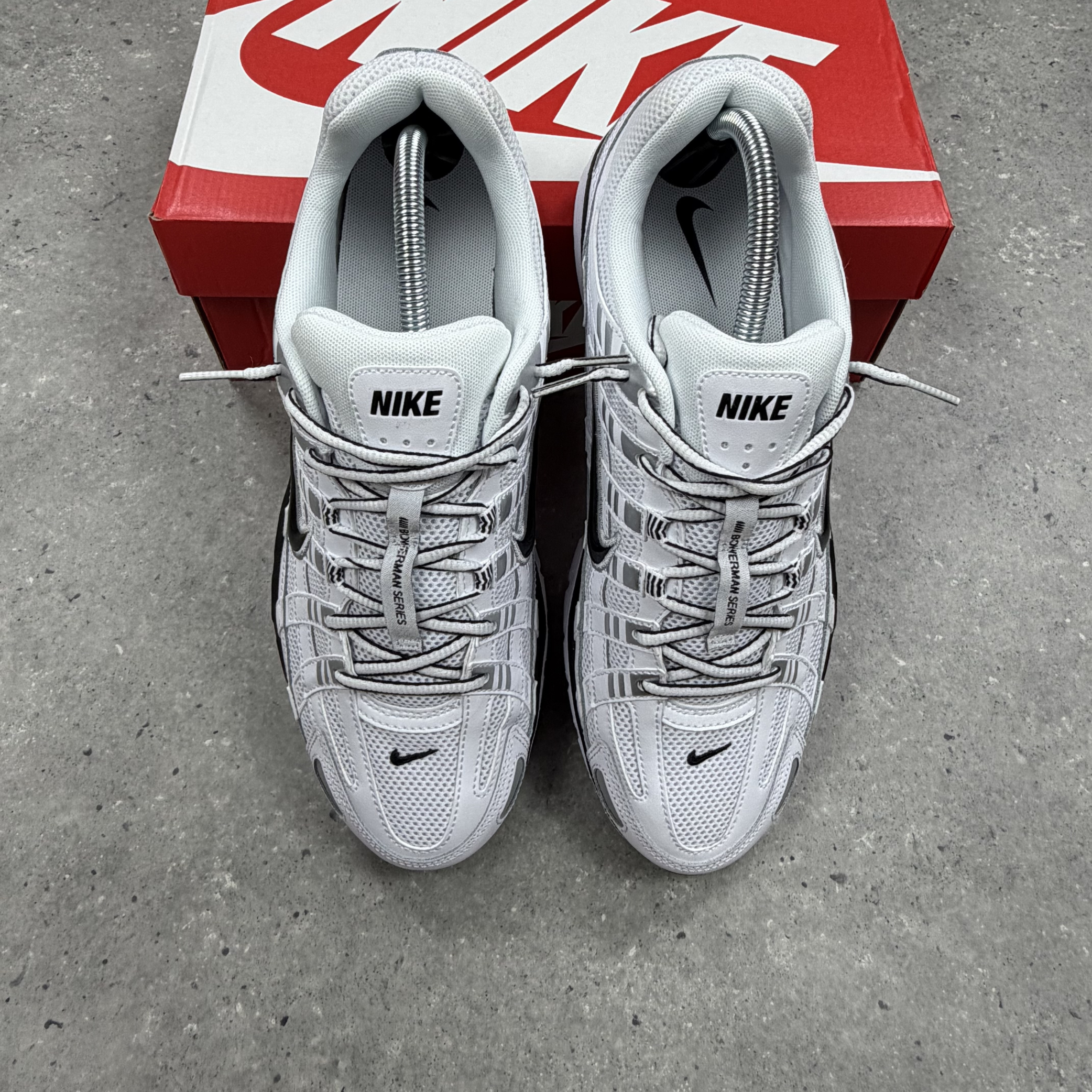 Nike P6000 White Metallic Silver