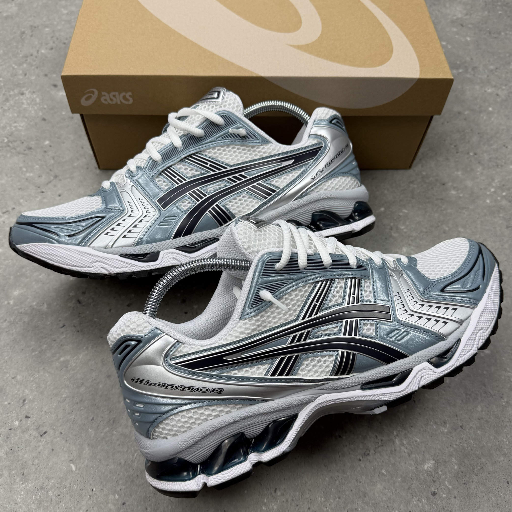 Asics Gel Kayano 14 White/Fjord Grey