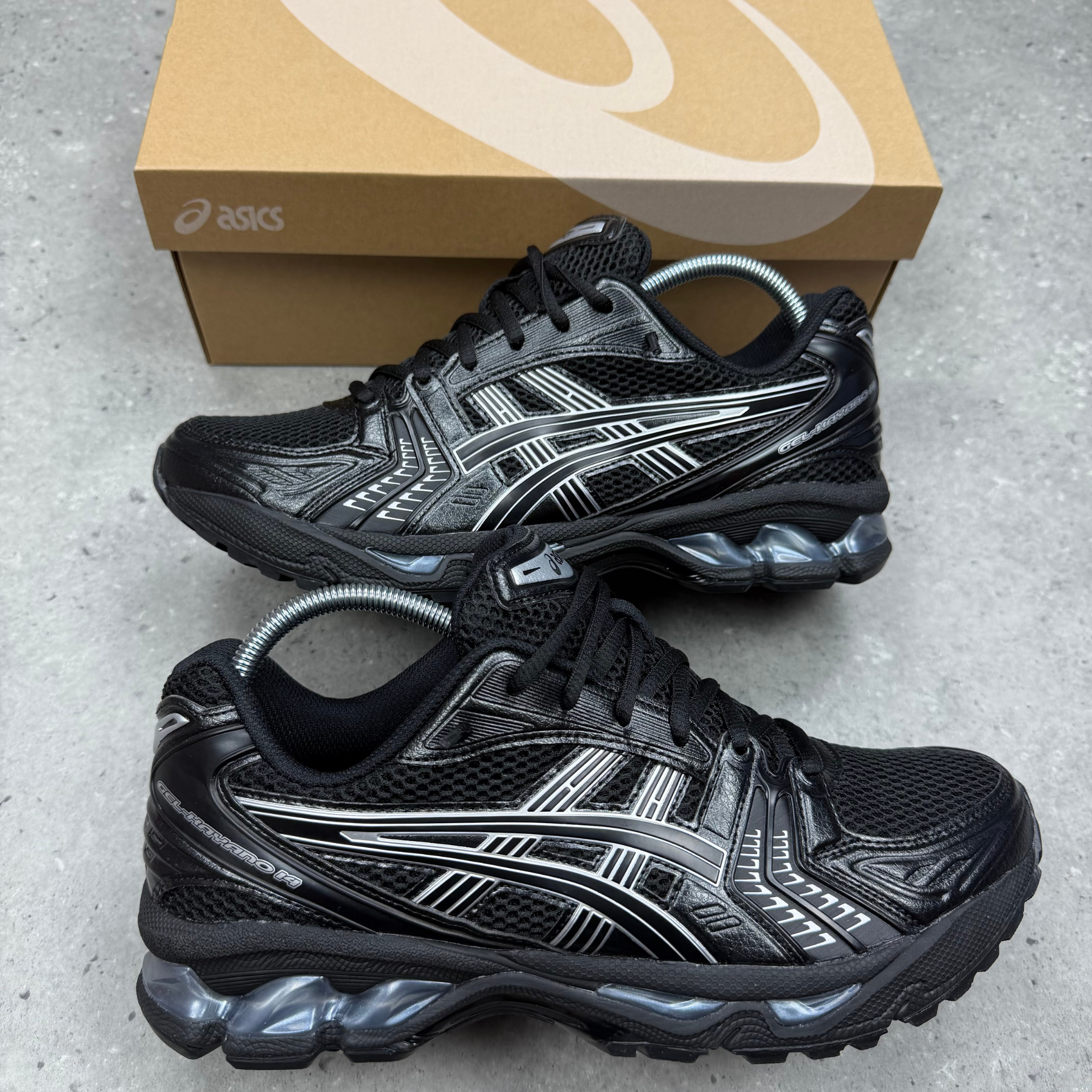 Asics Gel Kayano 14 Black Pure Silver