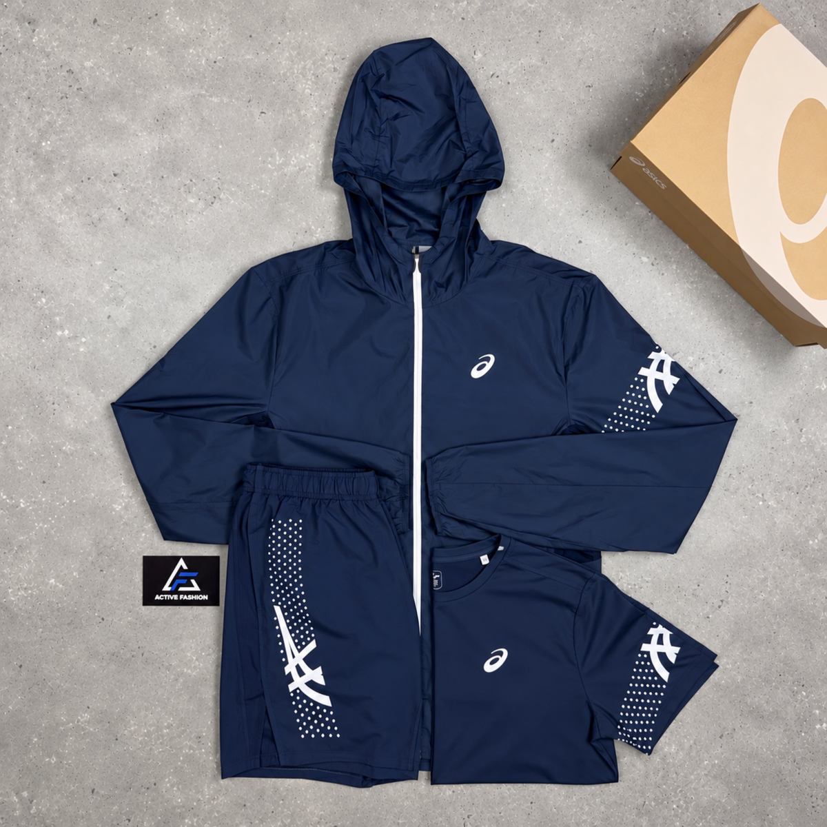 Asics Icon Windbreaker Midnight Navy