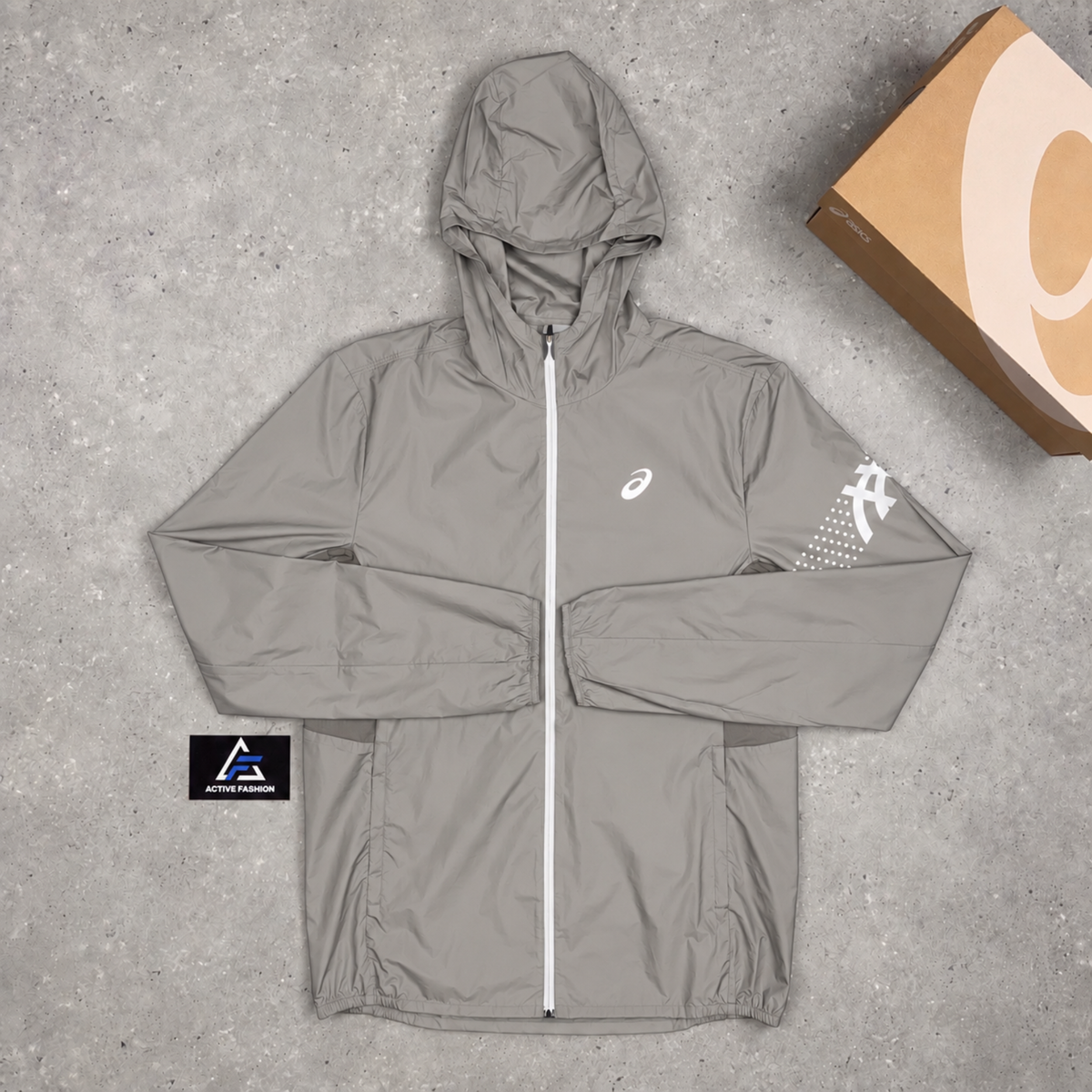 Asics Icon Jacket & Pants Set Moonrock