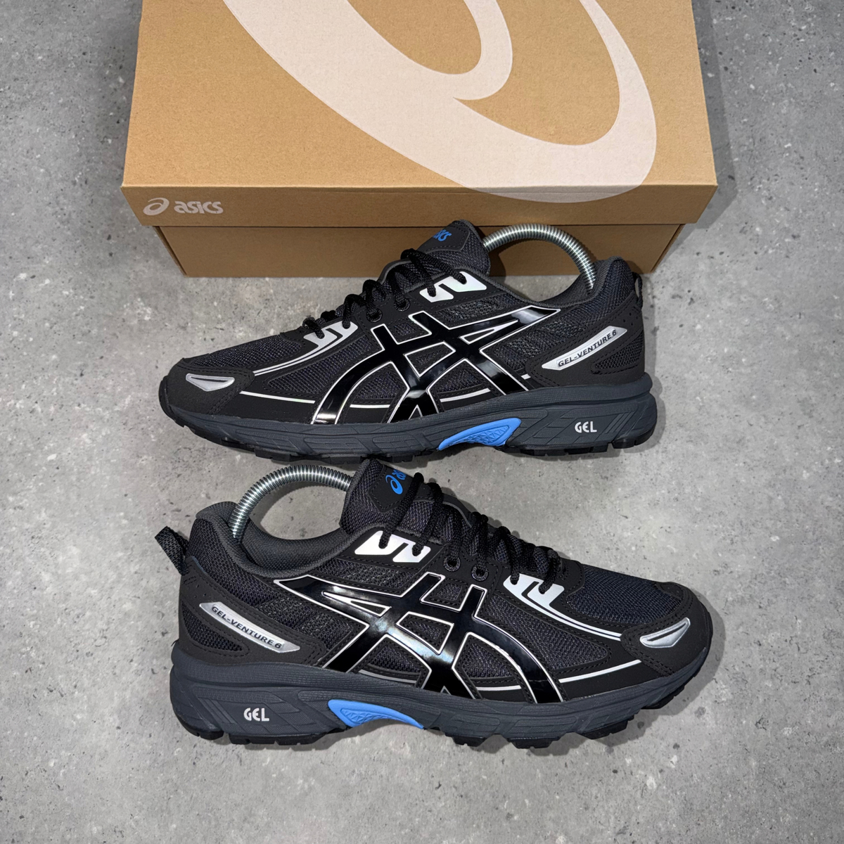 Asics Gel Venture 6 Black/Blue Coast