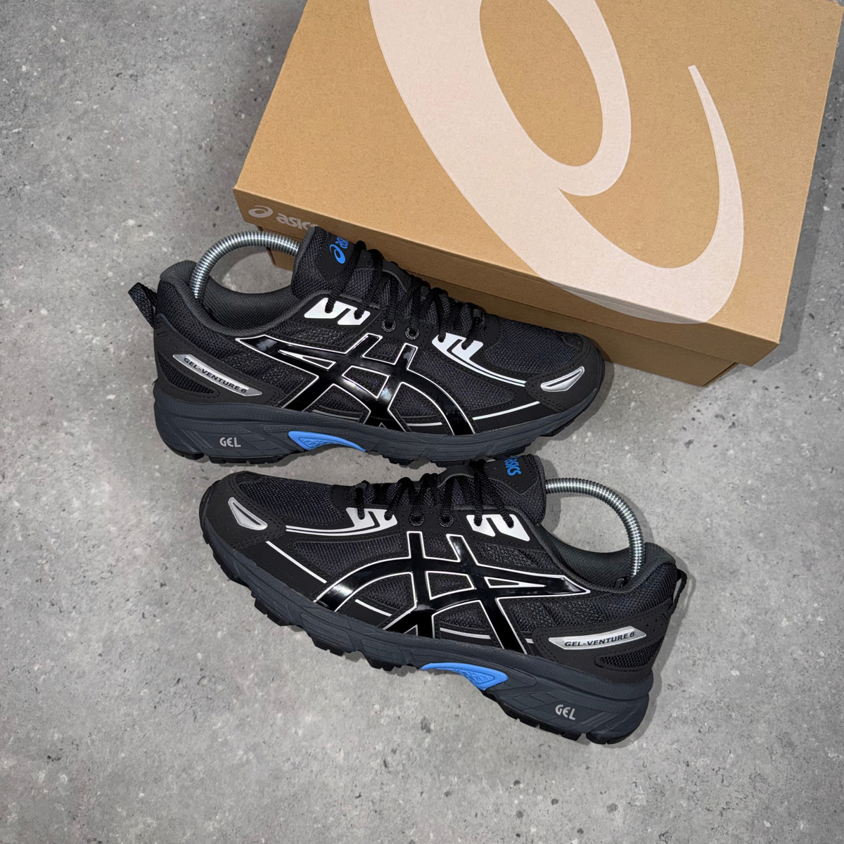 Asics Gel Venture 6 Black/Blue Coast
