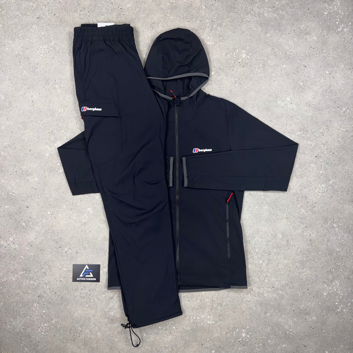 Berghaus Theran Jacket & Theran Pants Set Black