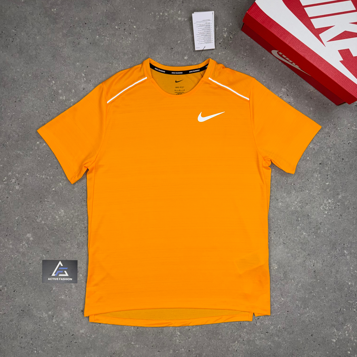 Nike Miler 1.0 T-Shirt Sundial Orange - Active Fashion