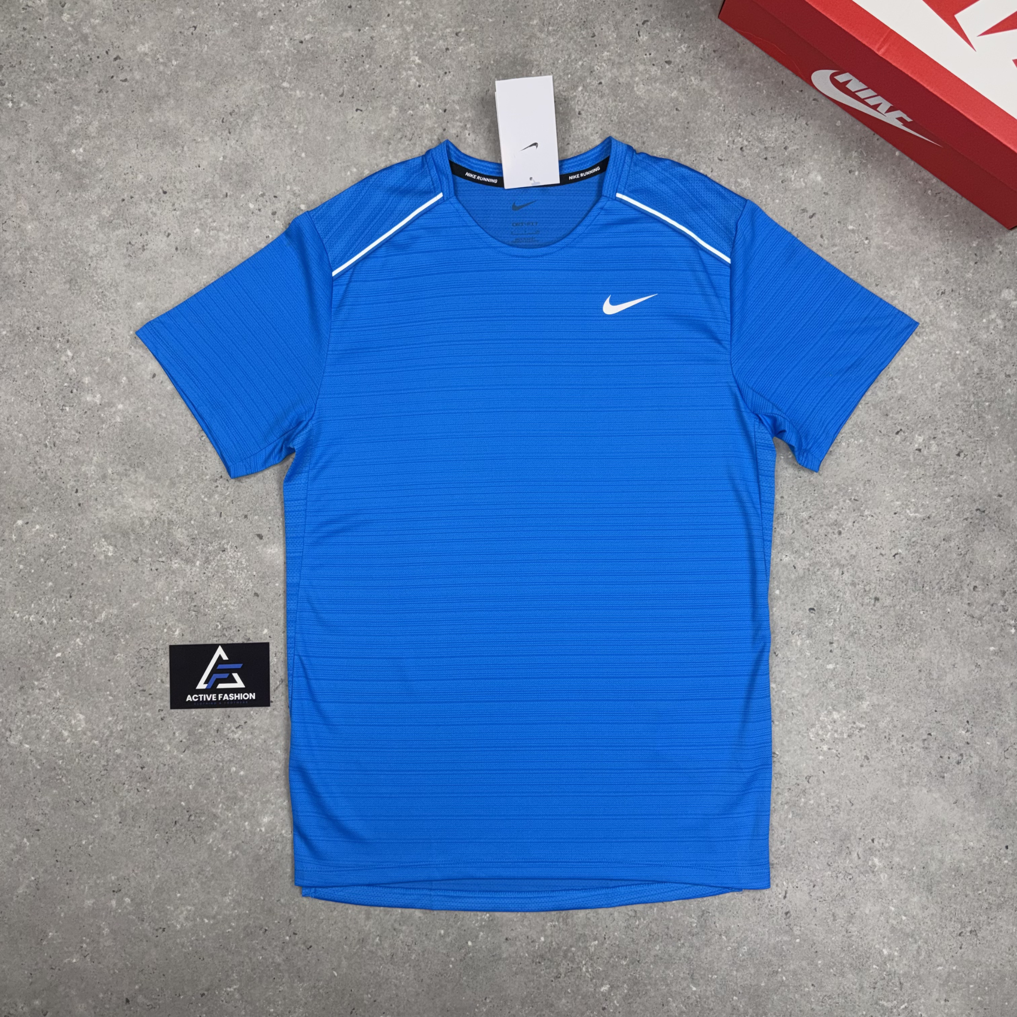 Nike Miler T-Shirt Photo Blue