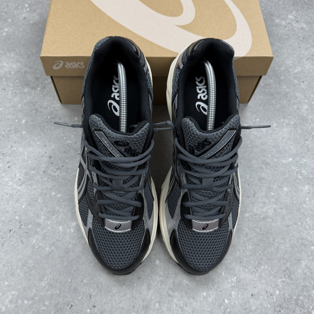 Asics Gel 1130 Steel Grey Black trainers, view 3
