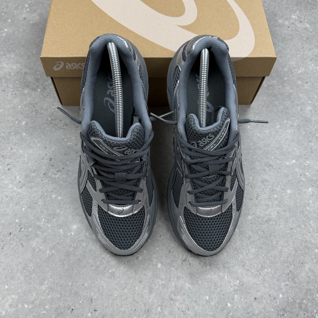 Asics Gel 1130 Steel Grey Pure Silver trainers, view 3