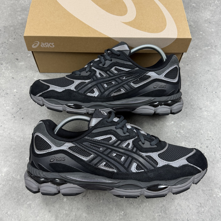 Asics Gel NYC Graphite Grey Black trainers
