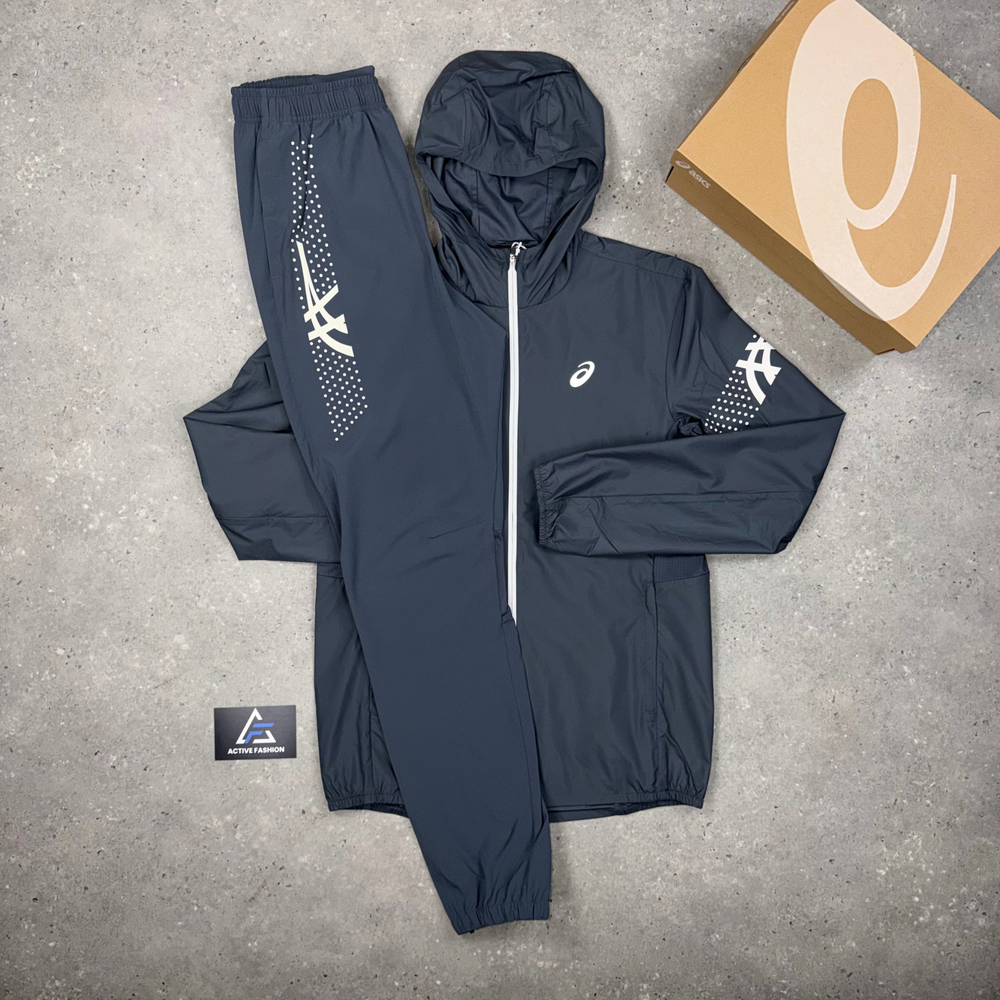 Asics Icon Carrier Grey jacket and pants set