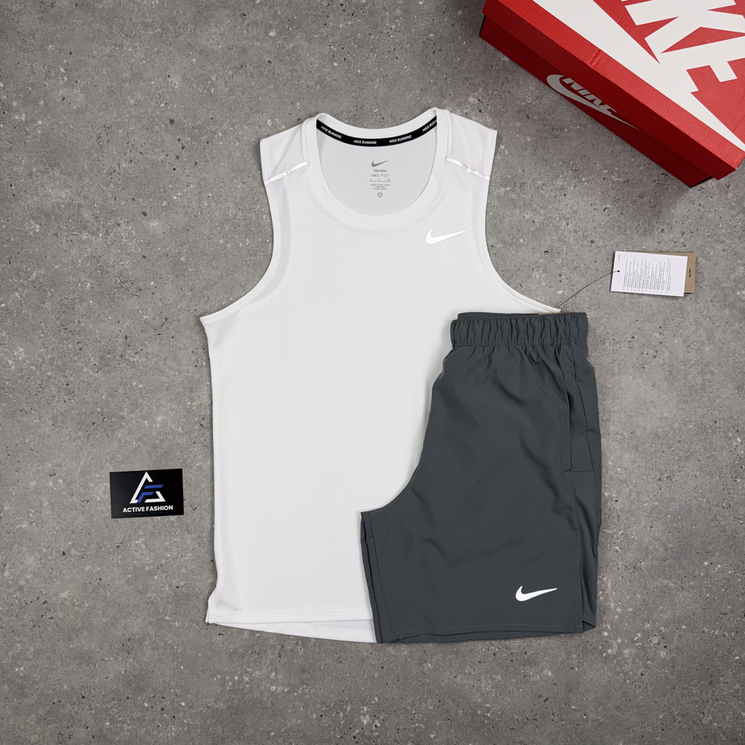 Nike Miler 1.0 Ice White vest, view 2