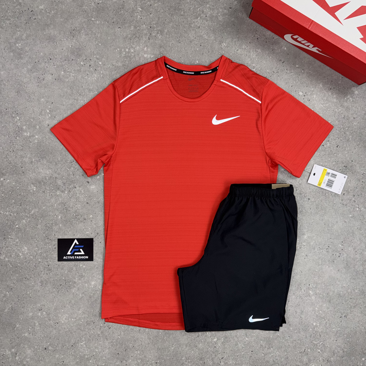 Nike Miler 1.0 Light Crimson t-shirt, view 2