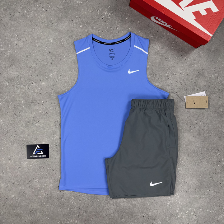 Nike Miler 1.0 Pulse Blue vest, view 2