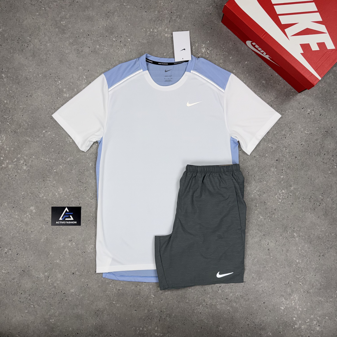 Nike Miler 1.0 White Cobalt t-shirt, view 2