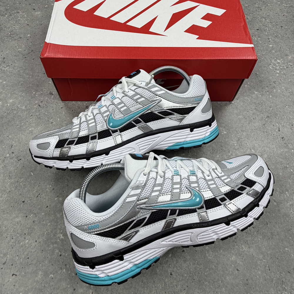 Nike P6000 Metallic Silver Dusty Cactus trainers, view 2
