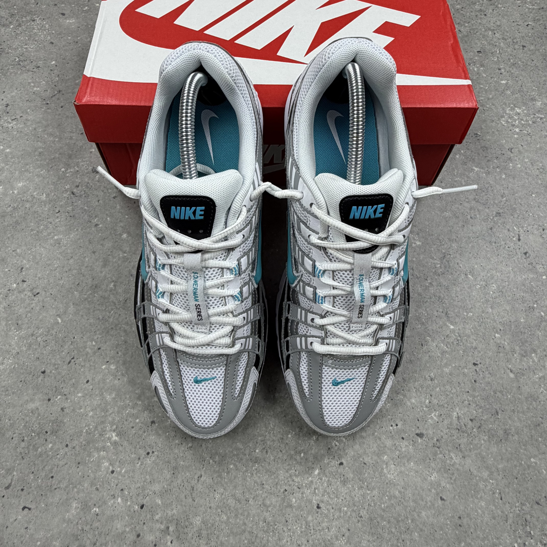 Nike P6000 Metallic Silver Dusty Cactus trainers, view 3